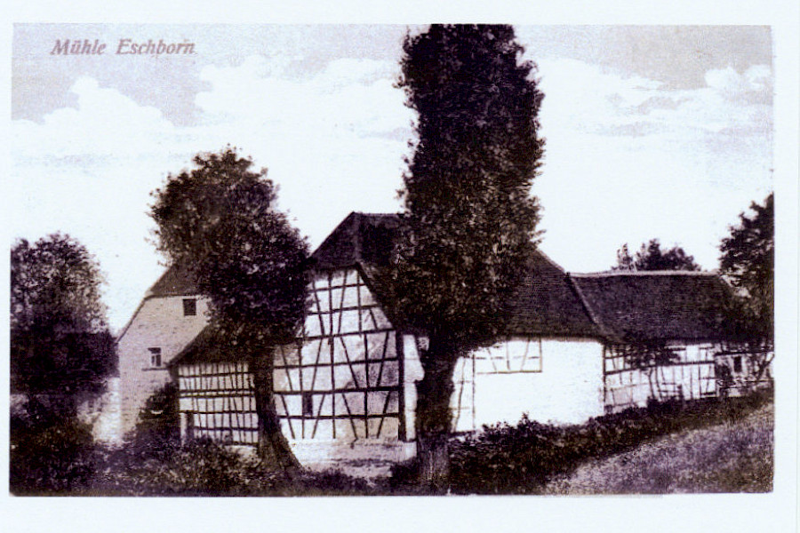 Postkarte | Ansicht von der Streuobstwiese | um 1920